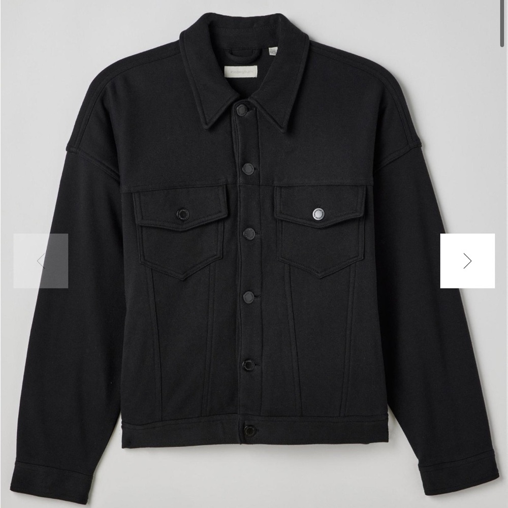 Urban Outfitters Standard Cloth Slouchy Knit Trucker Jacket